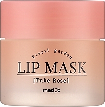 Бальзам-маска для губ "Тубероза" - Med B Floral Garden Lip Mask Tube Rose — фото N1