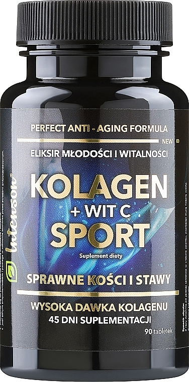 Харчова добавка "Колаген і Вітамін С" - Intenson Collagen + Vitamin C Sport — фото N1
