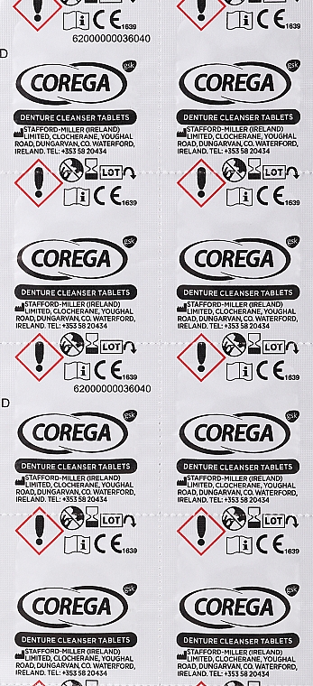 Очищающие таблетки для зубных протезов - Corega Bio Formula Tabs — фото N1
