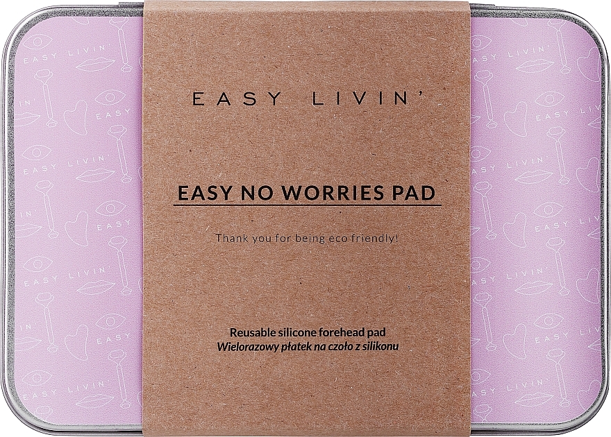 Багаторазова силіконова маска для чола та шиї - Easy Livin Easy No Worries Pad — фото N2