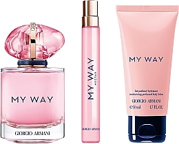 Giorgio Armani My Way Nectar - Набор (edp/90+ edp/10ml + b/lot/50ml) — фото N3