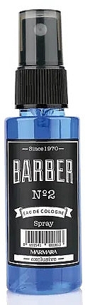 Одеколон після гоління - Marmara Barber №2 Eau De Cologne Spray (міні) — фото N1