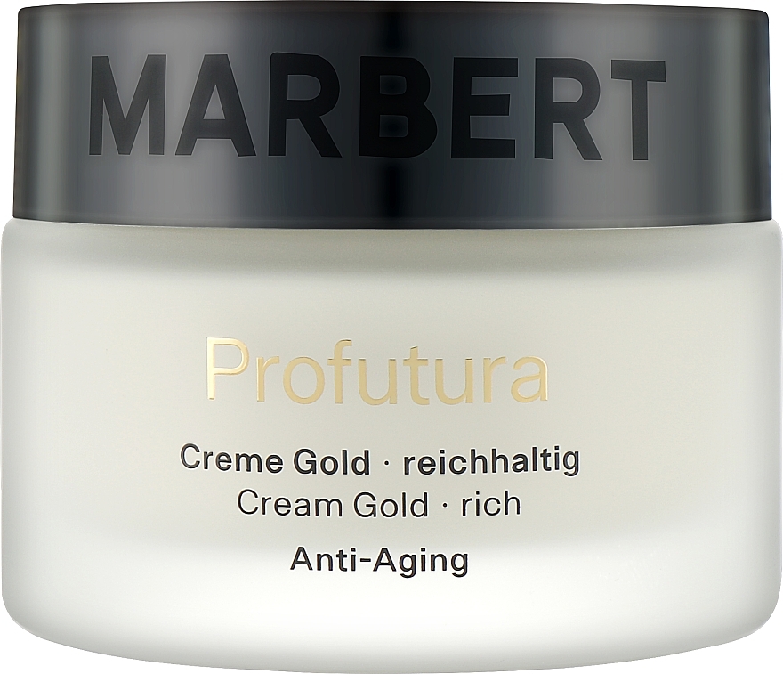 Насыщенный антивозрастный крем для сухой кожи "Золотая линия" - Marbert Anti-Aging Profutura Cream Gold Rich — фото N1