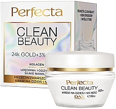 Крем для обличчя проти зморщок 50+ - Perfecta Clean Beauty Face Cream — фото N2