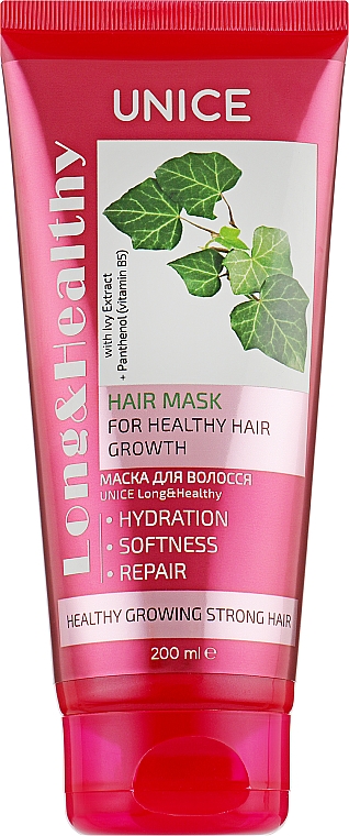 Маска для волос - Unice Long & Healthy Mask — фото N1