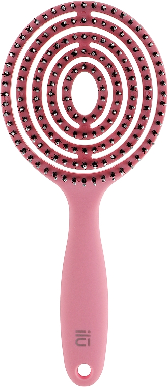 Щетка для волос, розовая - Ilu Brush Lollipop Pink — фото N1