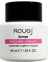 Парфумерія, косметика Засіб для зняття лаку - Rougj+ Sponge Nail Polish Remover
