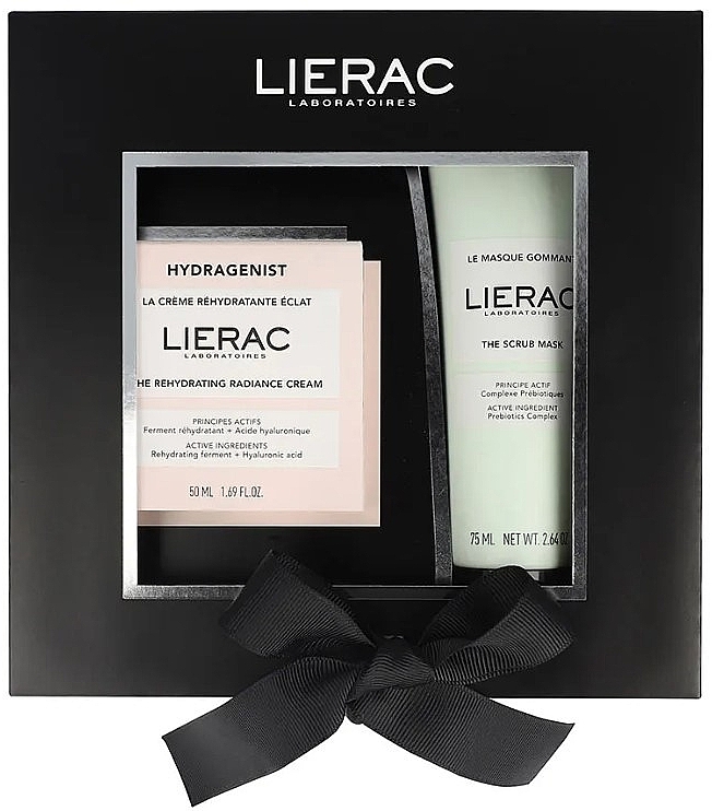 Набор - Lierac Hydragenist (f/cr/50ml + scrub/mask/75ml) — фото N1