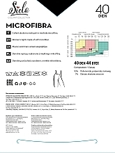Колготки женские "Microfibra", 40 Den, nero - Siela — фото N2