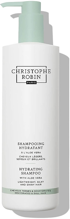 Увлажняющий шампунь с алоэ вера - Christophe Robin Hydrating Shampoo with Aloe Vera — фото N2