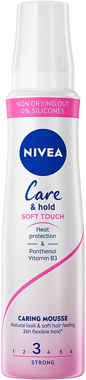 Питательный мусс для ухода и фиксации - NIVEA Pflege & Halt Soft Touch — фото N1