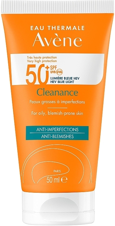 Солнцезащитный крем для проблемной кожи - Avene Solaires Cleanance Sun Care SPF 50+