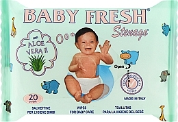 Детские влажные салфетки с экстрактом алоэ и аллонтоином - Baby Fresh Aloe Vera — фото N1