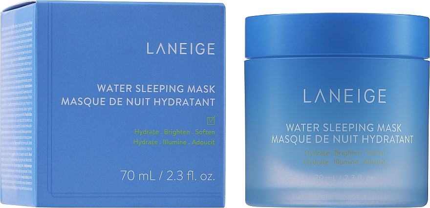 Водна гелева маска для обличчя на ніч для всіх типів шкіри - Laneige Sleeping Care Water Sleeping Mask — фото N6