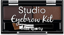 Набор теней для бровей - Miss Sporty Studio Eyebrow Kit — фото N1