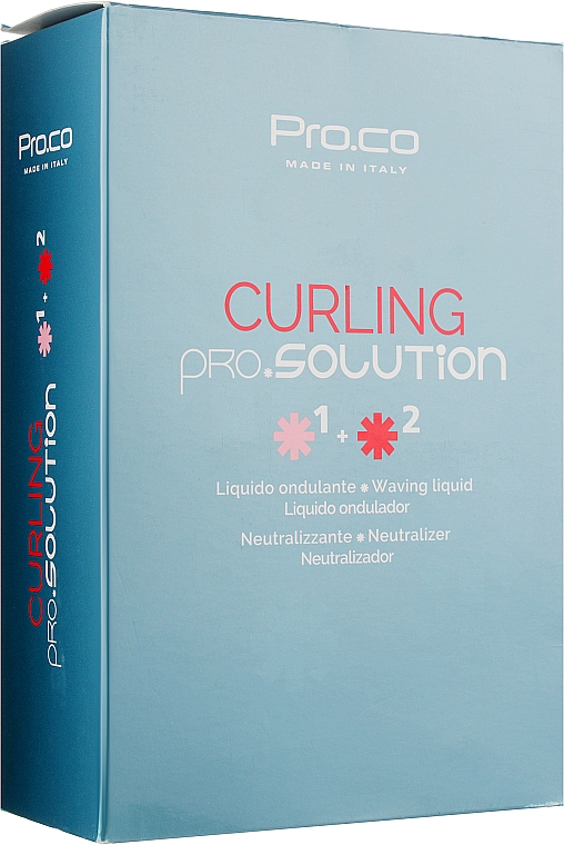 Комплекс для завивки волосся (рідина + нейтралізатор) - Pro.Co Hair Curling System — фото N1