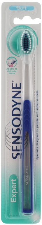 Зубная щетка "Бережный уход", синяя - Sensodyne Expert