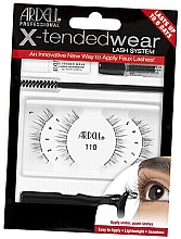 Набір накладних вій - Ardell X-tended Wear Lash System Black 110 — фото N1