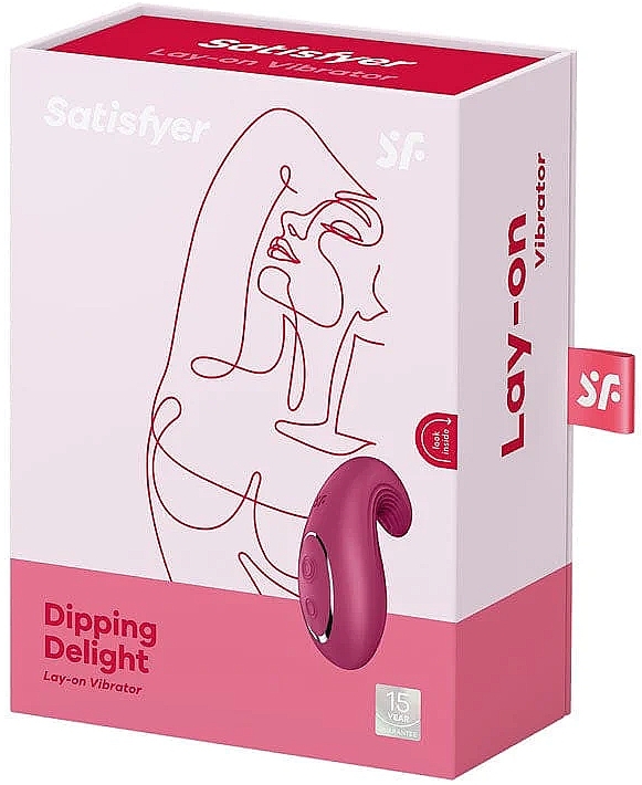 Вібростимулятор, ягода - Satisfyer Dipping Delight Berry — фото N3