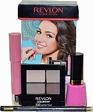 Духи, Парфюмерия, косметика Набор - Revlon Michelle Keegan Summer Gift Box (nail/polish/14.7ml + eyeshadow/4.8g + lip/balm/2.7g + eye/liner/0.28g )