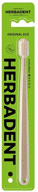 Зубна щітка, жорстка - Herbadent Original Eco Hard Toothbrush — фото N1