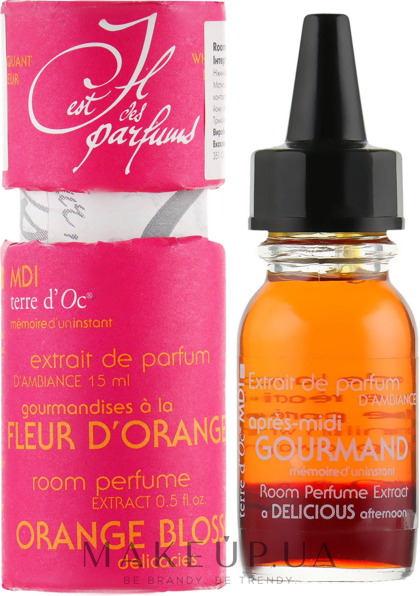 Арома-экстракт интерьерный "Нежность цветов апельсина" - Terre d'Oc Room perfume extract — фото 15ml