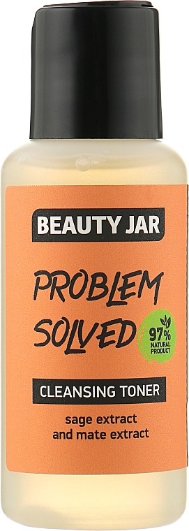 Очищувальний тонік з екстрактом шавлії й мате - Beauty Jar Problem Solved Cleansing Toner — фото N1