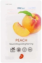 Живильна й освітлювальна персикова маска для догляду за шкірою обличчя - Stay Well Peach Face Mask — фото N1