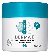 Успокаивающий крем с маслом чайного дерева и витамином Е - Derma E Therapeutic Topicals Tea Tree & E Antiseptic Cream — фото N1