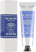 Крем для рук - Institut Karite Shea Hand Cream Milk Cream — фото N1