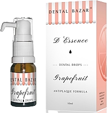Концентровані краплі для чищення зубів та догляду за яснами "Грейпфрут" - Dental Bazar D'Essence Dental Drops Grapefruit — фото N1