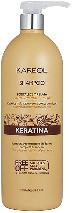 Шампунь для волос с кератином - Kareol Keratin Shampoo — фото N2