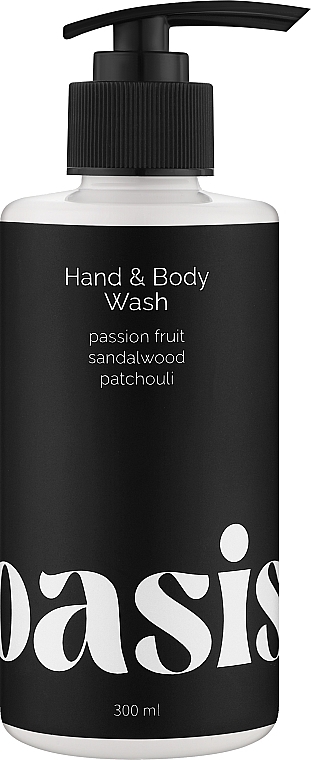 Парфумований гель для душу "Passion Fruit Sandalwood Patchouli" - Oasis Hand&Body Wash — фото N1