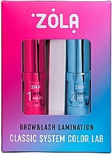 Духи, Парфюмерия, косметика Набор - Zola Brow&Lash Lamination Classic System Color Lab (gel/2x10ml)