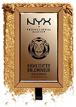 Хайлайтер для обличчя - NYX Professional Makeup La Casa De Papel Highlighter — фото N3
