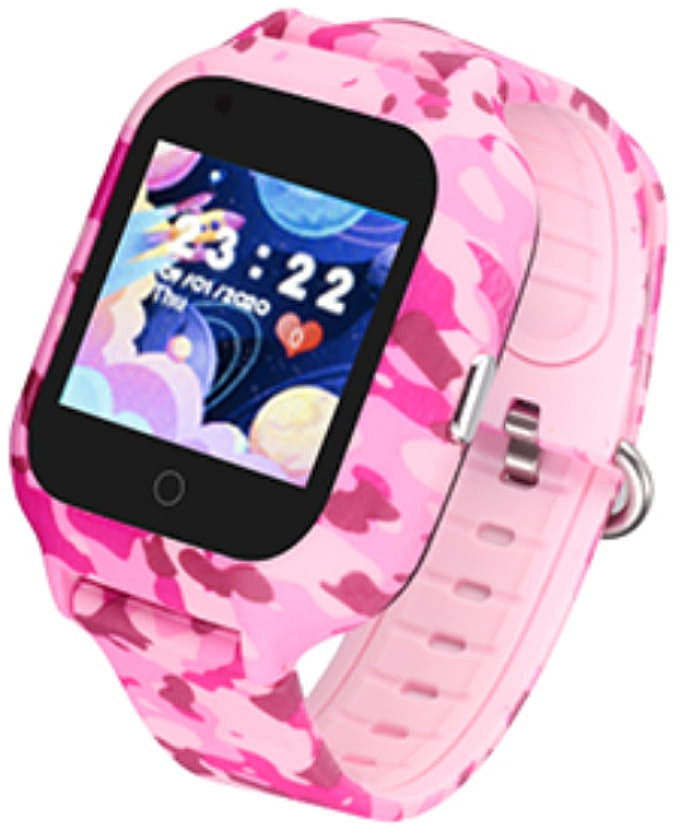Смарт-часы для детей, розовые - Garett Smartwatch Kids Moro 4G — фото N1