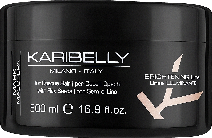 Маска для блиску волосся - Karibelly Brightening Mask — фото N1