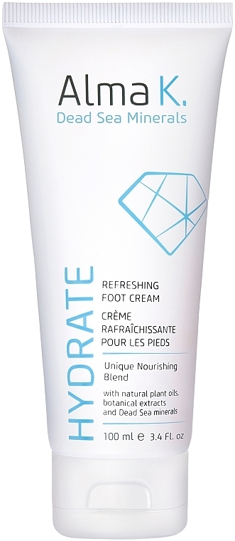 Освежающий крем для ног - Alma K. Hydrate Refreshing Foot Cream 