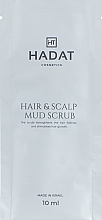 Очищувальний скраб з морською сіллю для волосся й шкіри голови - Hadat Cosmetics Hair and Scap Mud Scrub (пробник) — фото N1