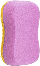 Парфумерія, косметика Губка для душу "Антицелюлітна", рожева - LULA
