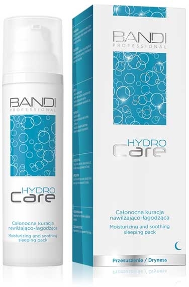 Нічний крем для обличчя - Bandi Professional Hydro Care Moisturizing And Soothing Sleeping Pack — фото N1