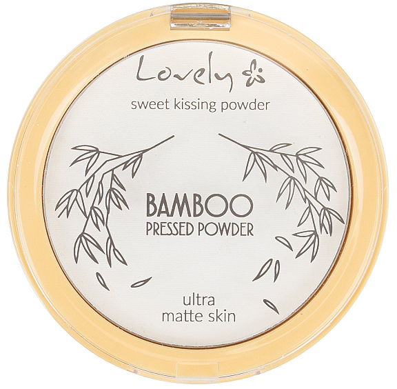 Пудра для обличчя - Lovely Bamboo Pressed Powder — фото N1