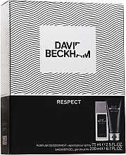 Духи, Парфюмерия, косметика David Beckham Respect - Набор (b/spray/75ml + sh/gel/200ml)