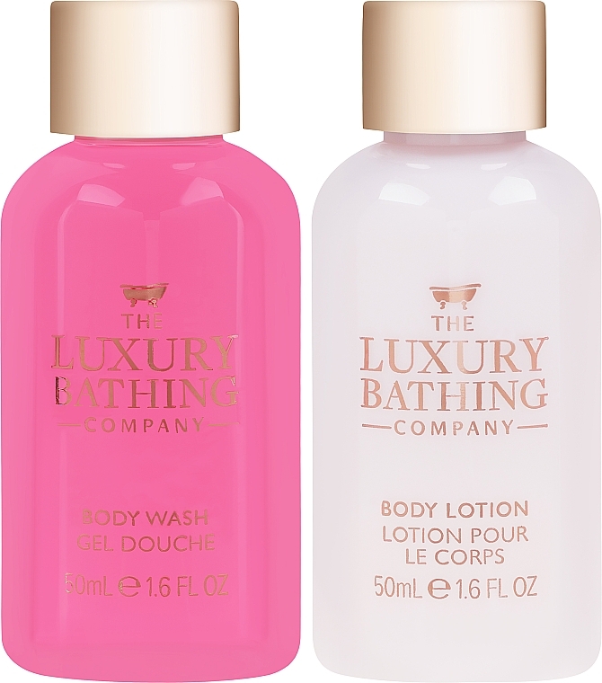 Набір - Grace Cole The Luxury Bathing Sweet Vanila Duo Set (sh/gel/50ml + b/lot/50ml) — фото N2