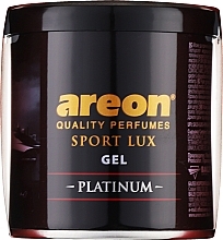 Парфумерія, косметика Ароматизований гель для повітря "Платина" - Areon Gel Can Sport Lux Platinum