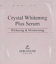 Сыворотка осветляющая против пигментации кожи лица - The Skin House Crystal Whitening Plus Serum (пробник) — фото N1