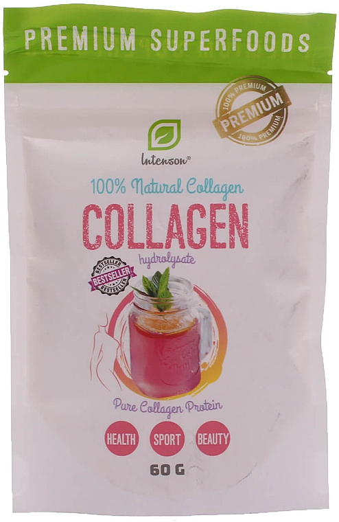 Харчова добавка "Гідролізат колагену", в порошку - Intenson Collagen Hydrolysate — фото N1