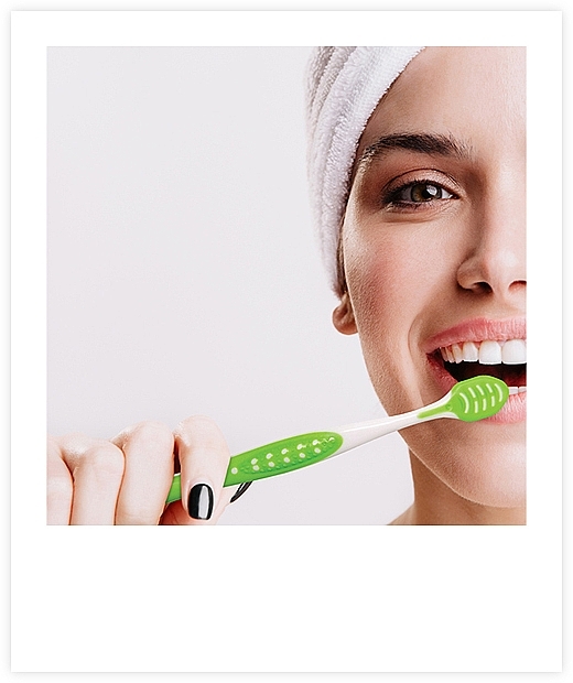 Зубная щетка с бамбуковым углем 512575, мягкая, серая с белым - Difas Pro-Сlinic Bamboo Charcoal — фото N6