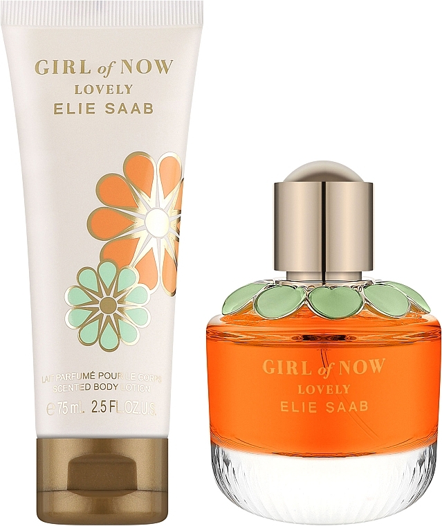 Elie Saab Girl Of Now Lovely - Набор (edp/50ml + b/lot/75ml) — фото N1