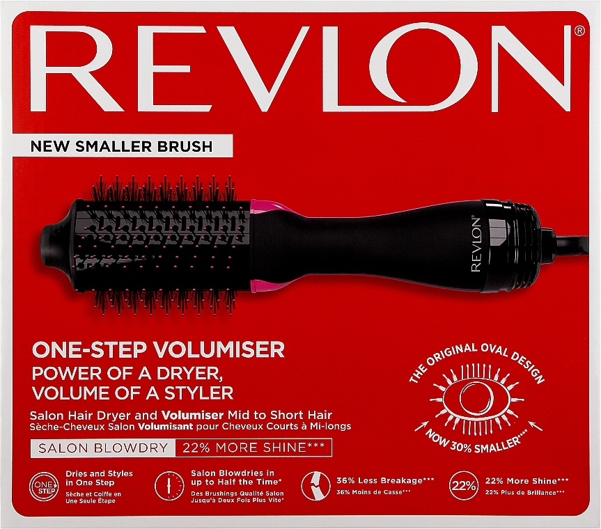 Щетка-фен для волос - Revlon One-Step Volumiser For Short Hair